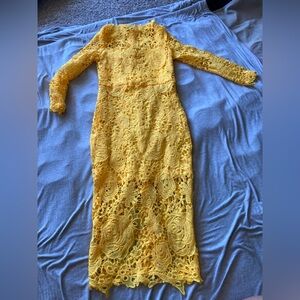 SHEIN Sunlit Lace Dress